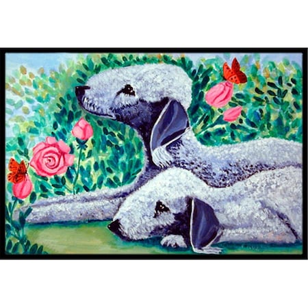Carolines Treasures 24 x 36 in. Bedlington Terrier Indoor Or Outdoor Doormat 7512JMAT